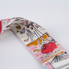 Hermes Silk Twilly Rayures D'Ete