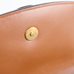 Luxury taupe leather shoulder tote, elegant women's handbag