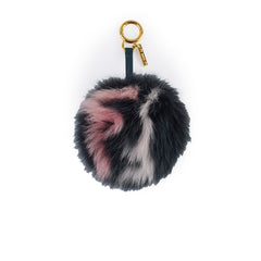 Fendi Mink FF Pom Pom Bag Charm