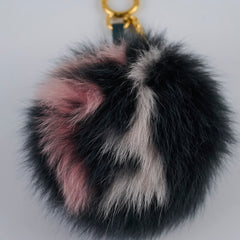 Fendi Mink FF Pom Pom Bag Charm