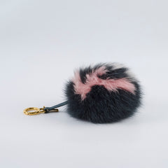 Fendi Mink FF Pom Pom Bag Charm