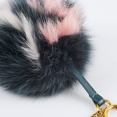 Fendi Mink FF Pom Pom Bag Charm