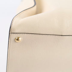 Fendi X-Lite Peekaboo White Large Fur Interior