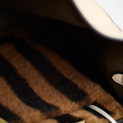 Fendi X-Lite Peekaboo White Large Fur Interior