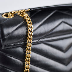 Saint Laurent Medium Loulou Bag Black GHW