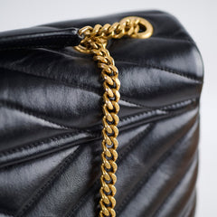 Saint Laurent Medium Loulou Bag Black GHW