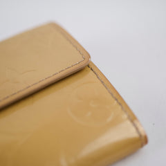 Louis Vuitton Vernis Compact Wallet Gold