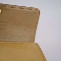 Louis Vuitton Vernis Compact Wallet Gold