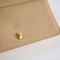 Louis Vuitton Vernis Compact Wallet Gold