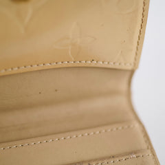 Louis Vuitton Vernis Compact Wallet Gold