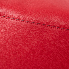 Celine Grained Leather Micro Luggage Red
