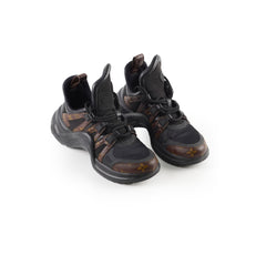 Louis Vuitton Women's Sneaker Black/Monogram Size36.5