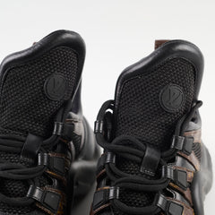 Louis Vuitton Women's Sneaker Black/Monogram Size36.5