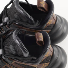 Louis Vuitton Women's Sneaker Black/Monogram Size36.5