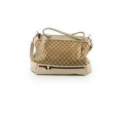 Gucci GG Mayfair Satchel Tote Beige