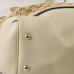 Gucci GG Mayfair Satchel Tote Beige