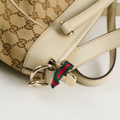 Gucci GG Mayfair Satchel Tote Beige