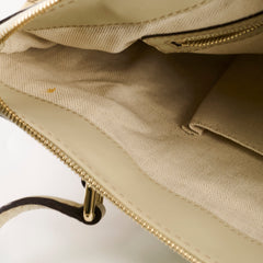 Gucci GG Mayfair Satchel Tote Beige