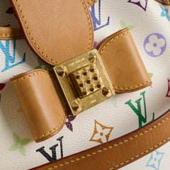 Louis Vuitton Annie Tote MM Multicolour White