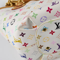 Louis Vuitton Annie Tote MM Multicolour White