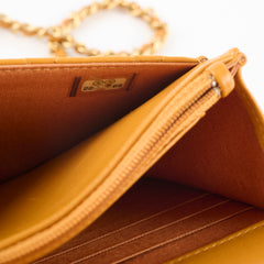 Chanel Boy Woc Lambskin Tan GHW