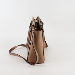 Prada 2 Way Saffino Shoulder Tote Cipria Blush Beige