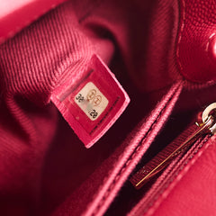 Chanel Coco Handle Small Caviar Raspberry Red/Pink (30 Series)