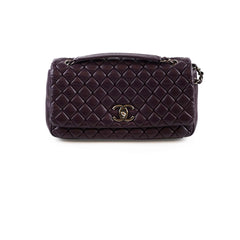 Chanel Purple Bubble Quilt Flap