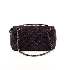 Chanel Bubble Quilt Purple Flap