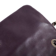 Chanel Bubble Quilt Purple Flap