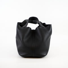 Hermès Picotin 22 Black PHW C Stamp