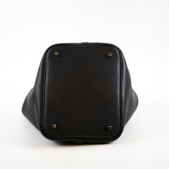 Hermès Picotin 22 Black PHW C Stamp