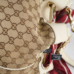 Gucci GG Canvas Positano Scarf Tote Bag