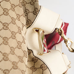 Gucci GG Canvas Positano Scarf Tote Bag