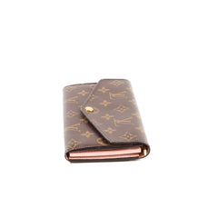 Louis Vuitton Sarah Wallet Monogram Rose Ballerine