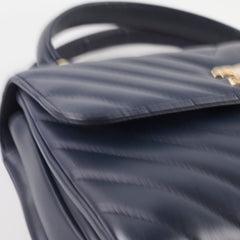 Chanel Small Trendy CC Navy Lambskin Light Gold HW