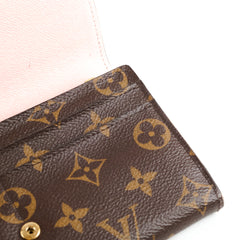 Louis Vuitton Sarah Wallet Monogram Rose Ballerine