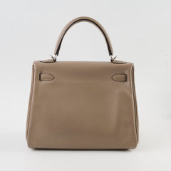 Elegant beige designer purse, luxury handbag for women