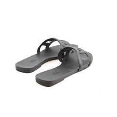 Hermes Aloha Sandals Black Size 40