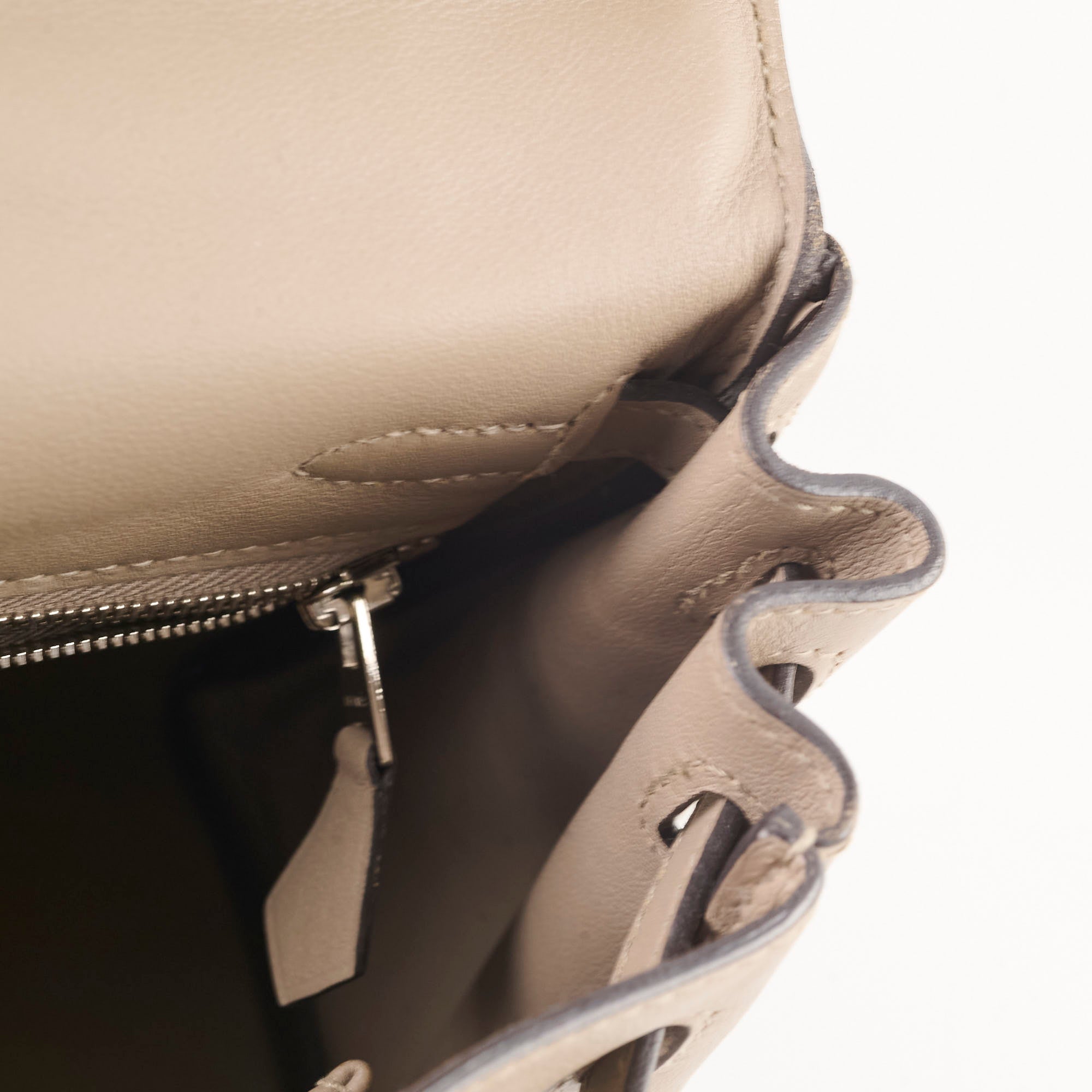 Classic designer taupe tote bag, premium women's handbag