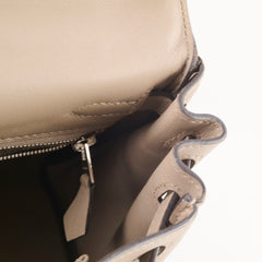 Classic designer taupe tote bag, premium women's handbag