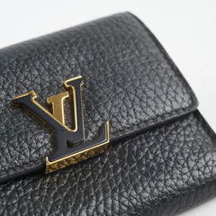 Louis Vuitton Capucines XS Wallet Black