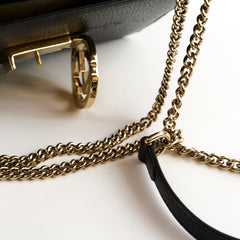 Gucci Dollar Small Interlocking G Calfskin Black
