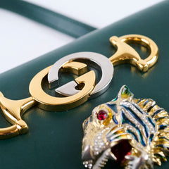 Gucci Rajah Medium Shoulder Green