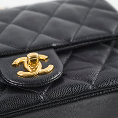 Chanel Seasonal Flap CC Chain Caviar Black (Microchipped)