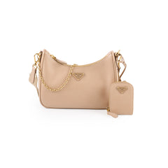 Prada Re-Edition 2005 Saffiano Beige