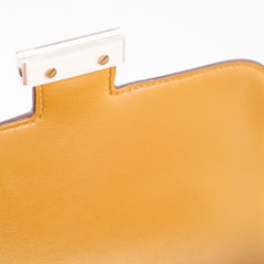 Hermes Mini Constance 18 Cherve Caramel K Stamp 2025