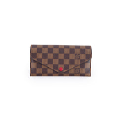 Louis Vuitton Sarah Long Wallet Damier Ebene