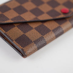 Louis Vuitton Sarah Long Wallet Damier Ebene