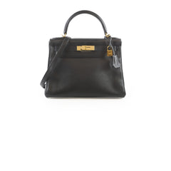 Hermes Kelly 28 Togo Black T Stamp